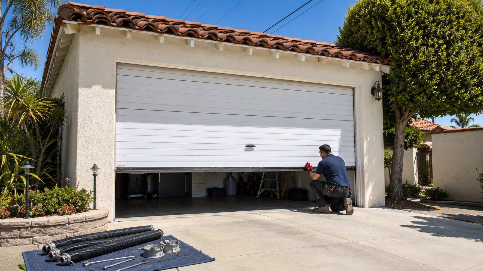 Garage door repair service in South Gate CA