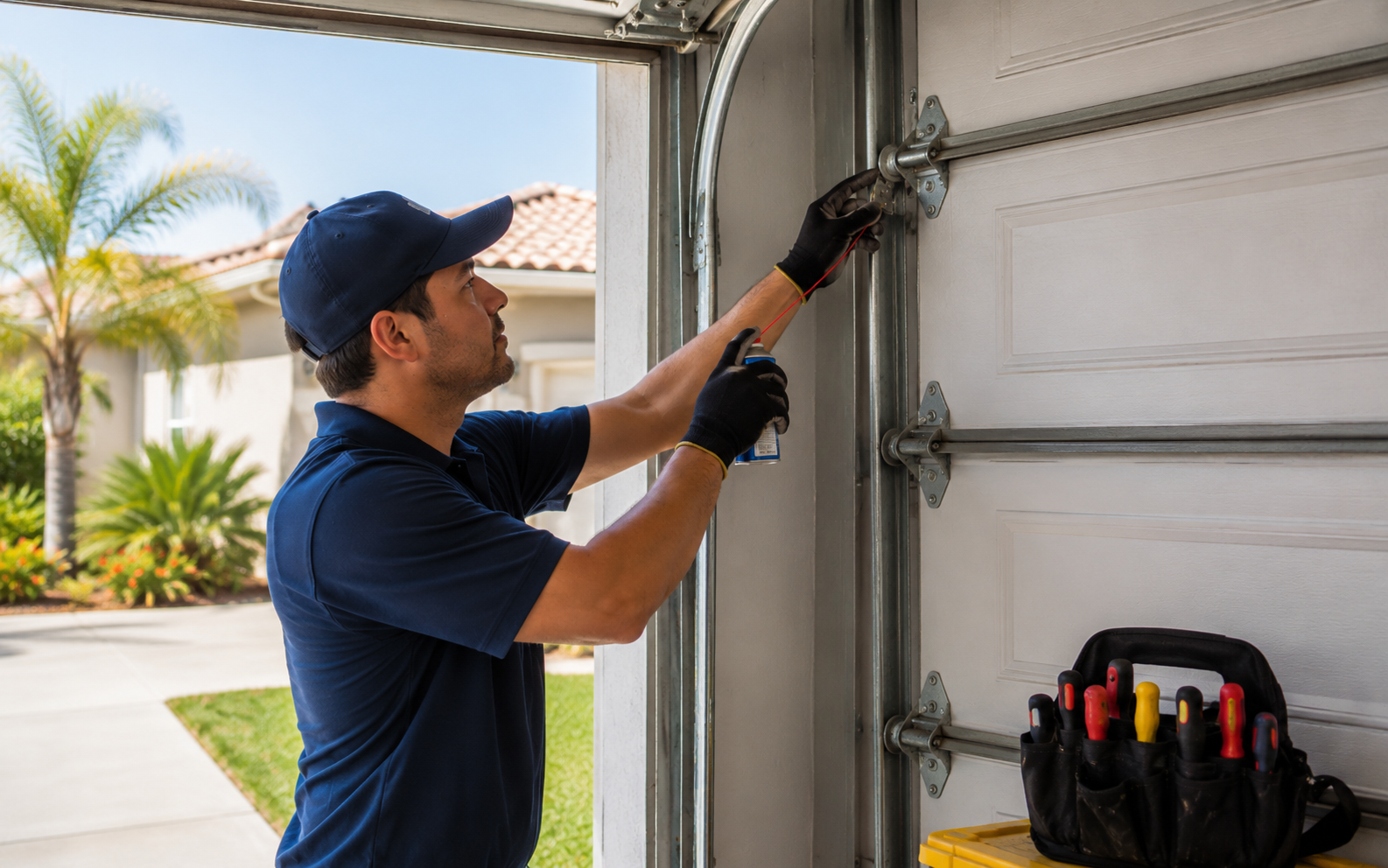 Garage door maintenance and tune up in South Gate CA
