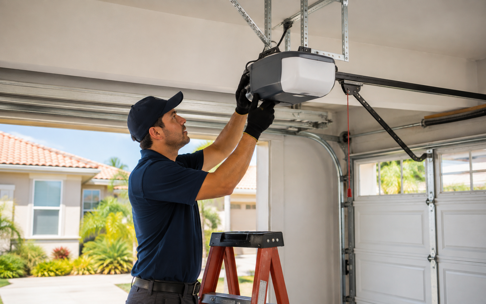 Garage door opener installation technician in South Gate CA