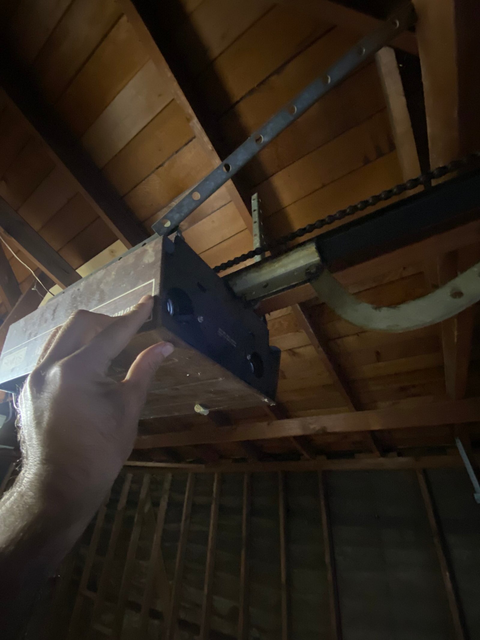 Old garage door opener in South Gate CA